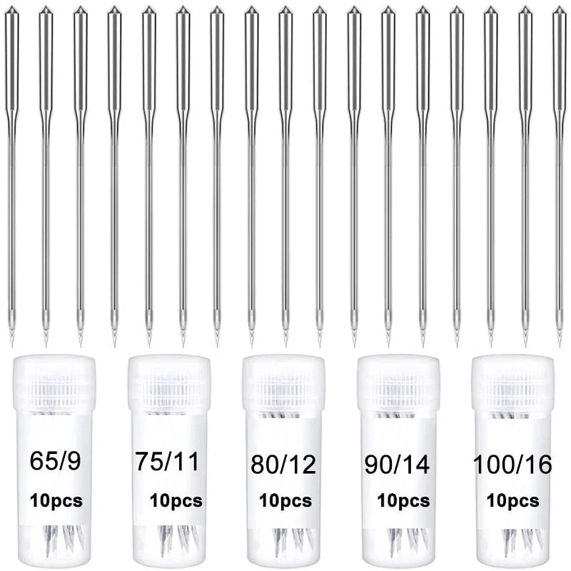 50Pcs Universal Sewing Machine Needles