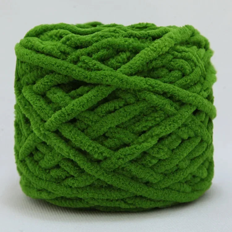 100g Chenille Knitting Yarn | Soft Thick Cotton Blend for DIY Crochet & Scarf Making