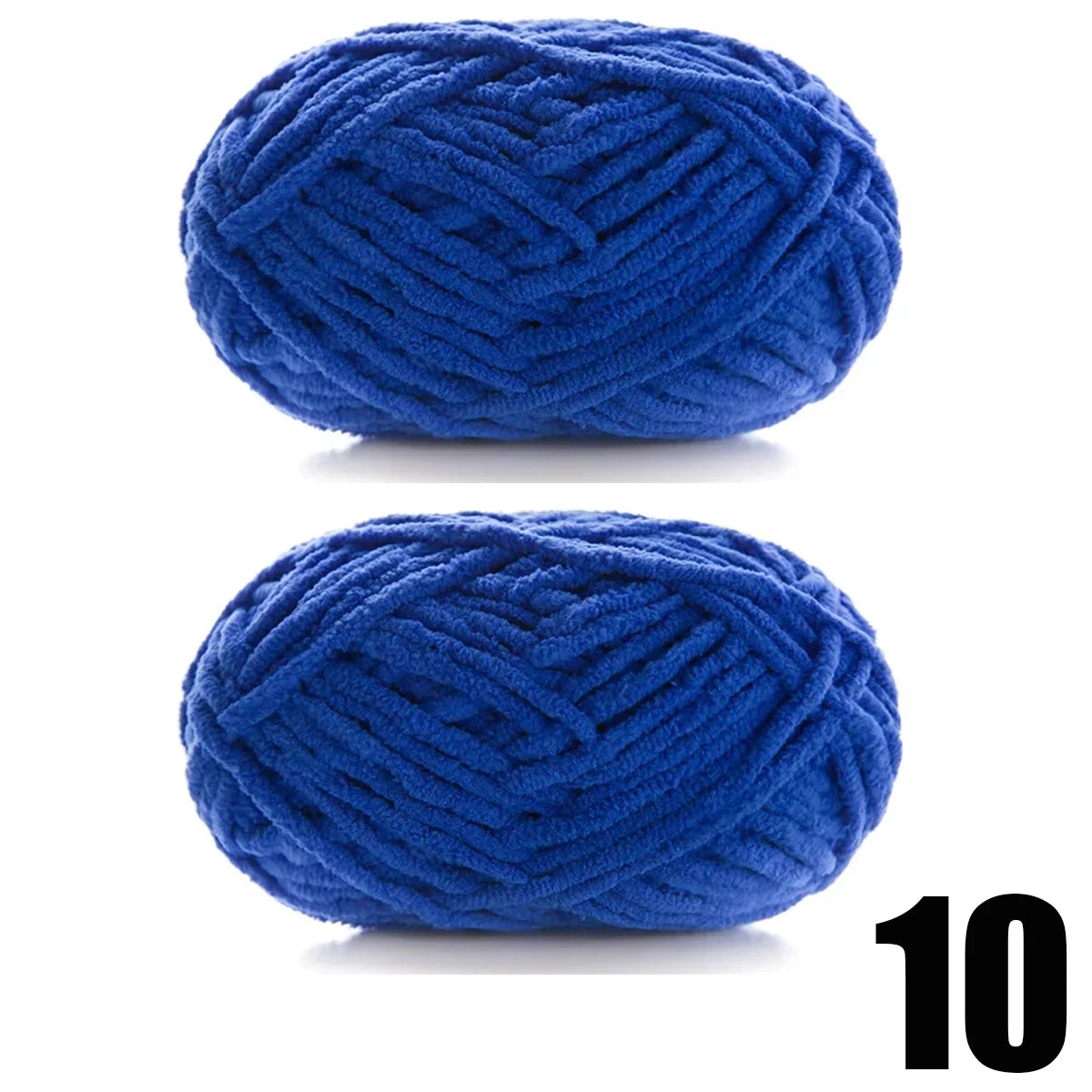 2pcs x 50g Soft Velvet Chenille Yarn
