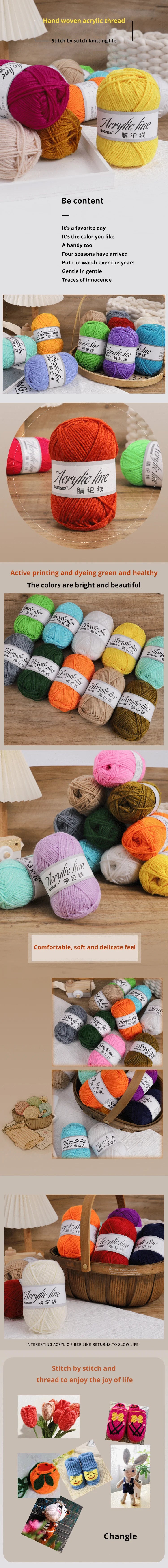 12pcs Multicolor Yarn Set – Crochet & Knitting Starter Kit for Beginners