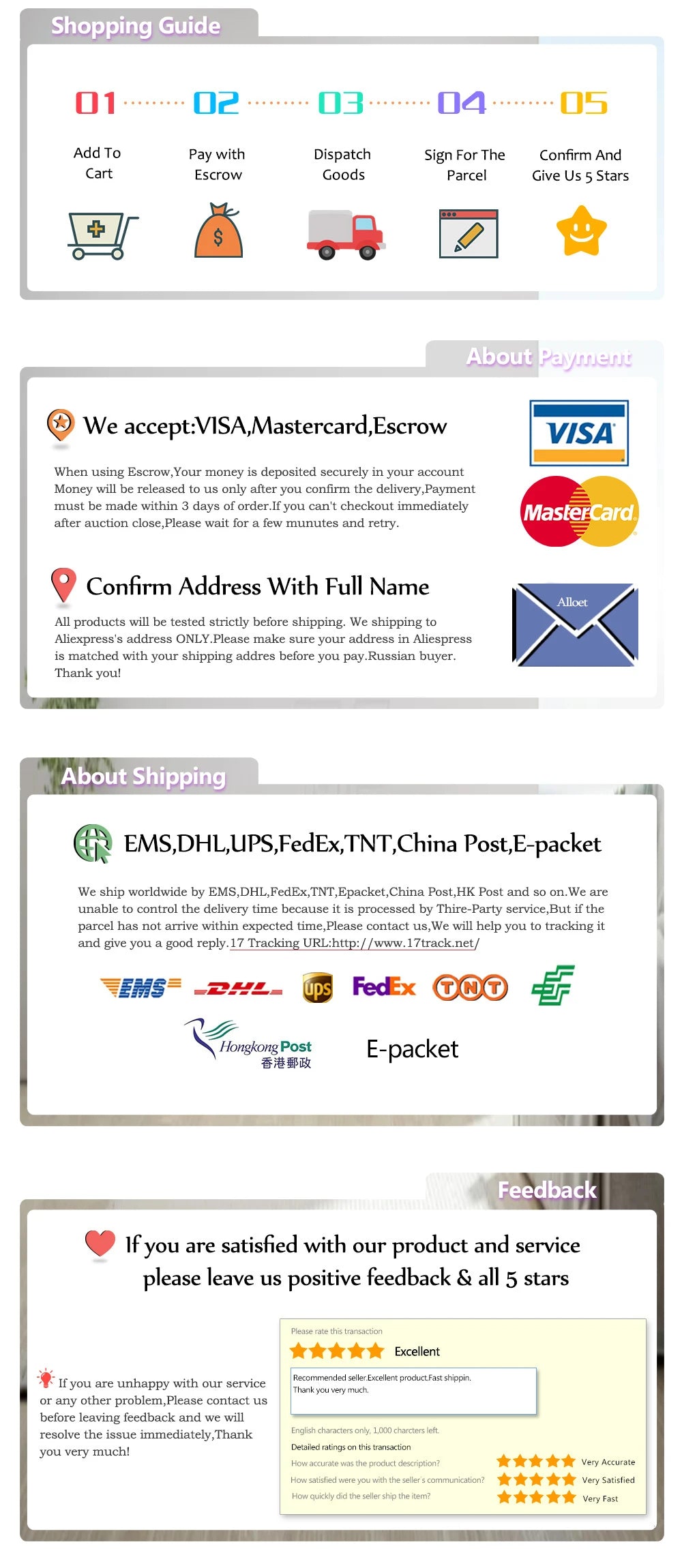 8Pcs Aluminum Crochet Hook Set