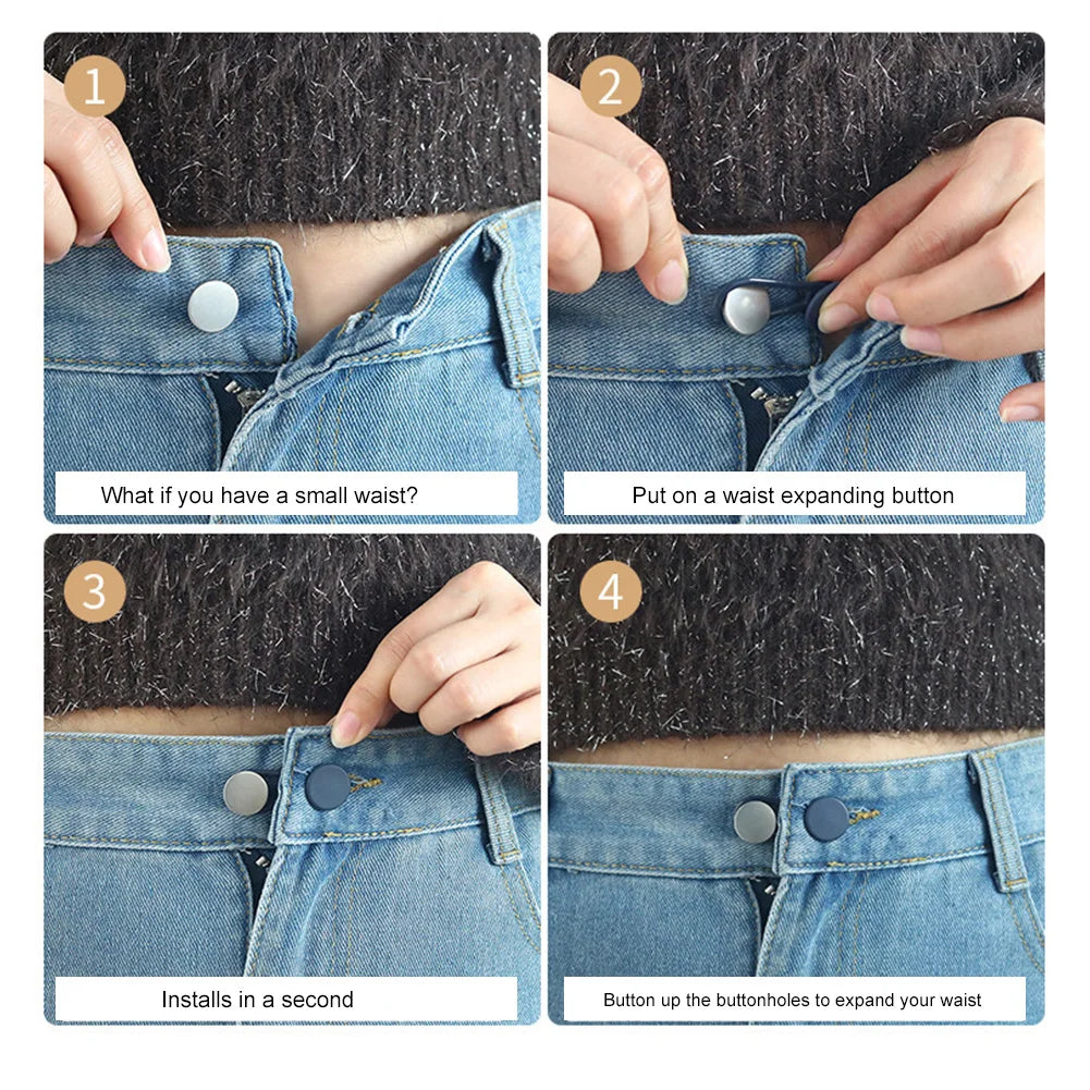 36Pcs No-Sew Waist Extenders