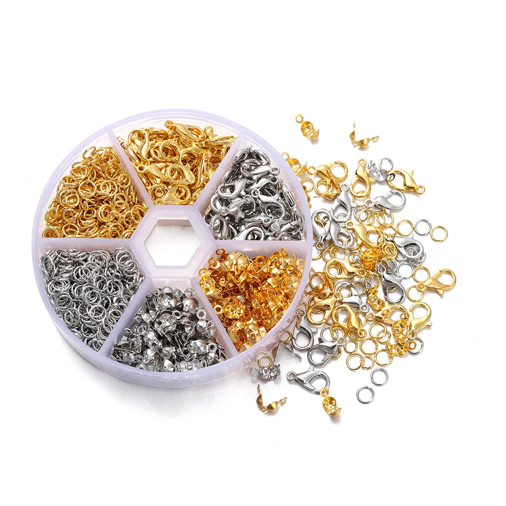 210–400pcs Jewelry Findings Kit