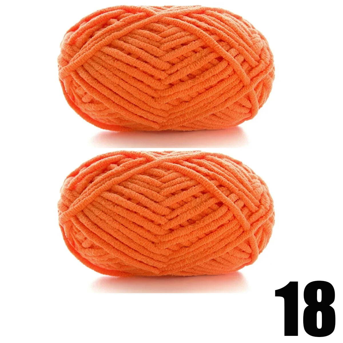 2pcs x 50g Soft Velvet Chenille Yarn
