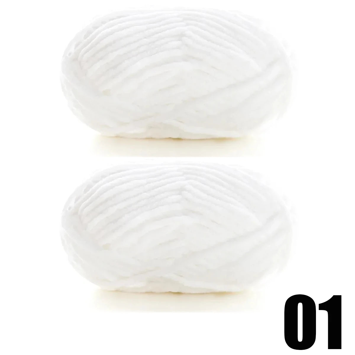 2pcs x 50g Soft Velvet Chenille Yarn