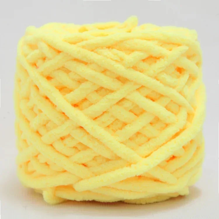 100g Chenille Knitting Yarn | Soft Thick Cotton Blend for DIY Crochet & Scarf Making