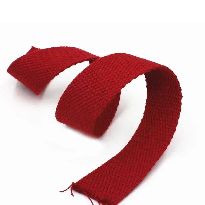 5M Cotton Webbing Tape – 1.3mm Thick Strap for Bags