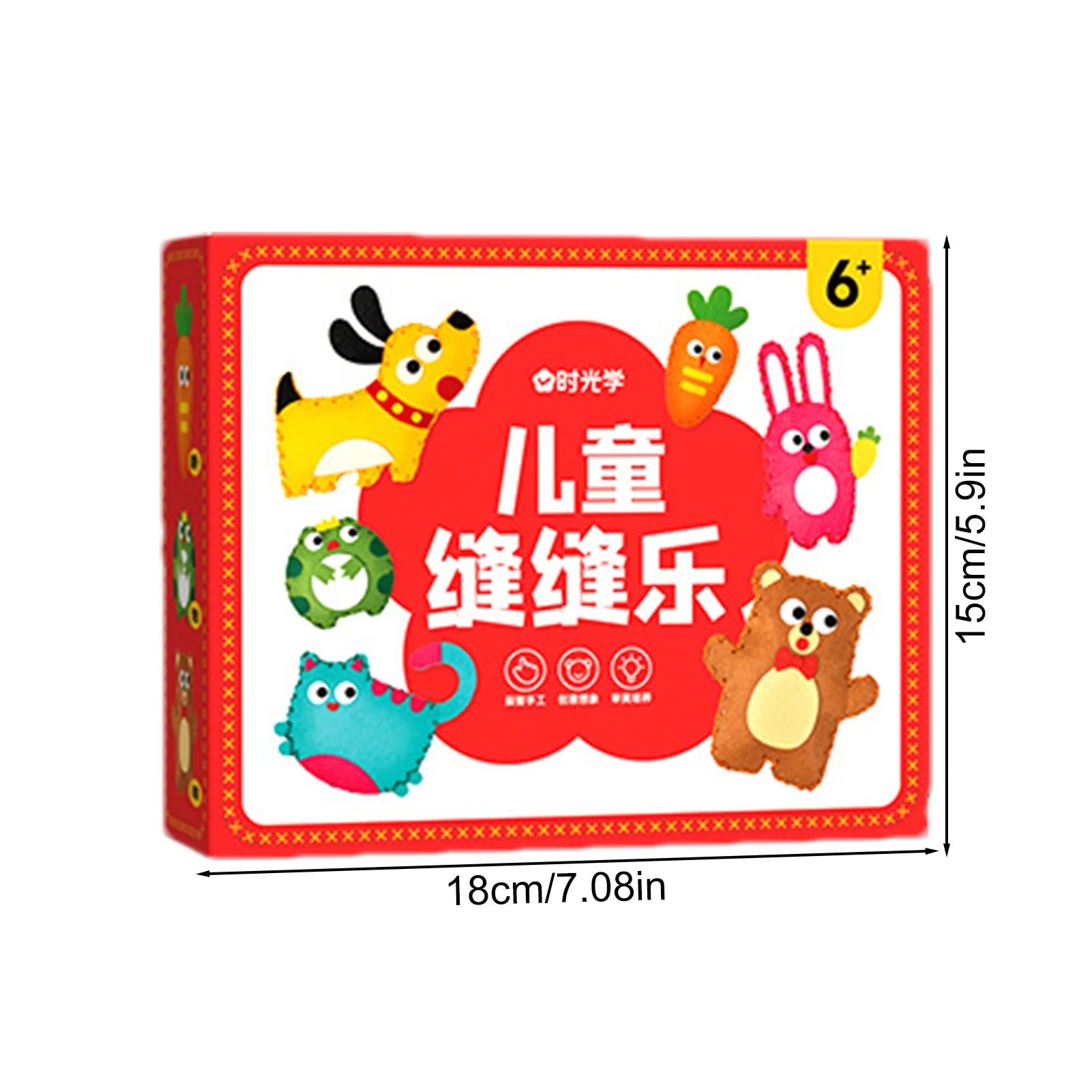 Random Animals Felt Sewing Kit