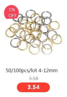 10Pcs Lobster Clasp Hooks Set | Gold & Silver Plated Jewelry Making Supplies