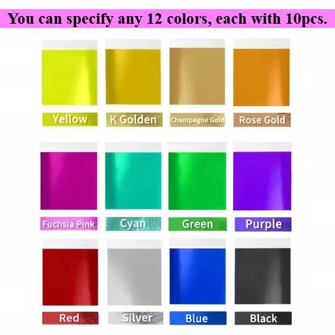 Gold Leaf Sheets Set (10 Pcs) | DIY Art, Nails, Resin & Furniture Decoration