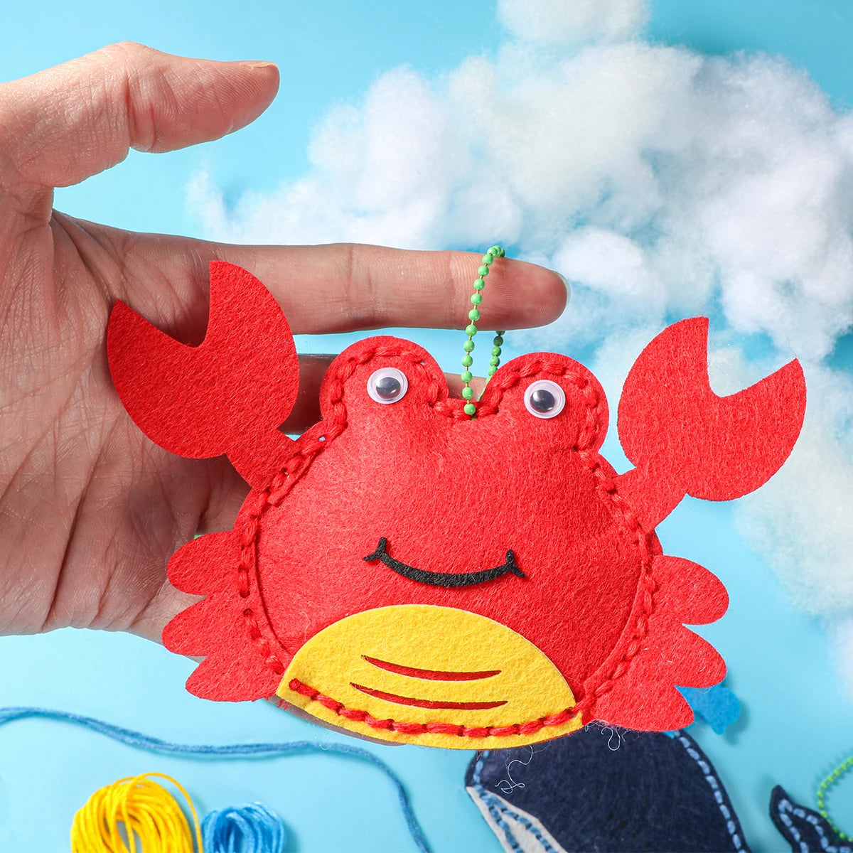 5Pcs Ocean Animals Sewing Kit