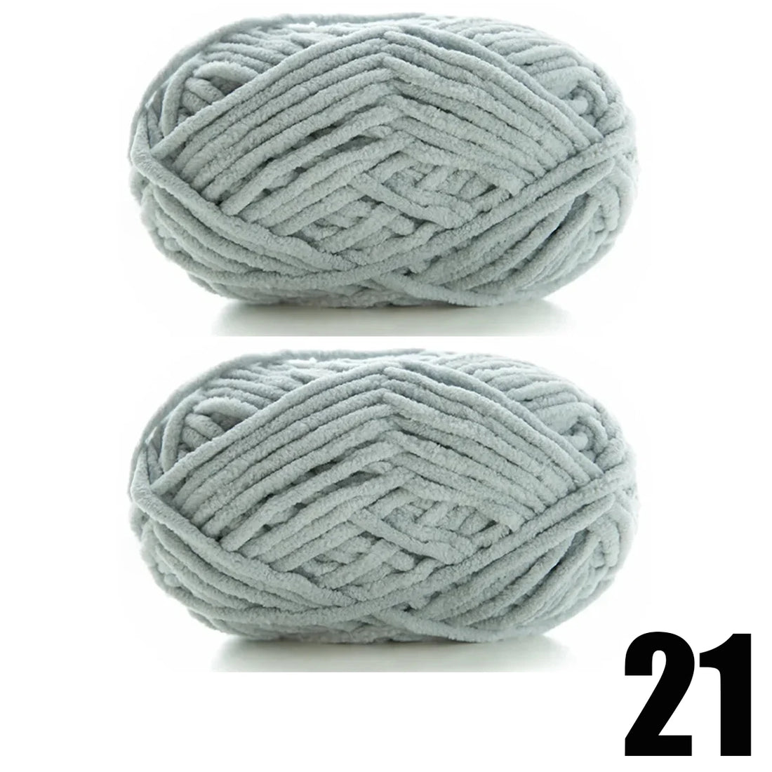 2pcs x 50g Soft Velvet Chenille Yarn