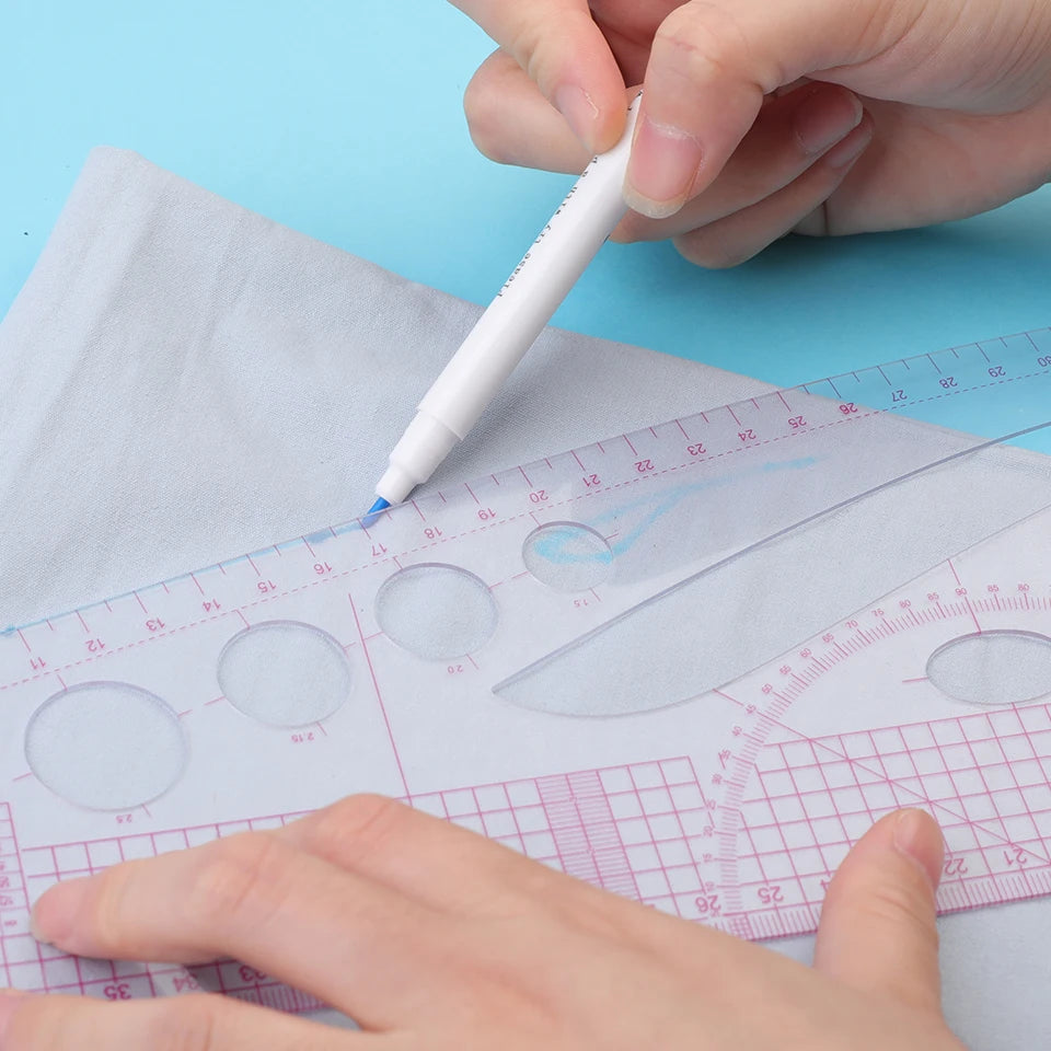 Multifunctional French Curve Ruler – Soft Plastic Sewing & Dressmaking Template