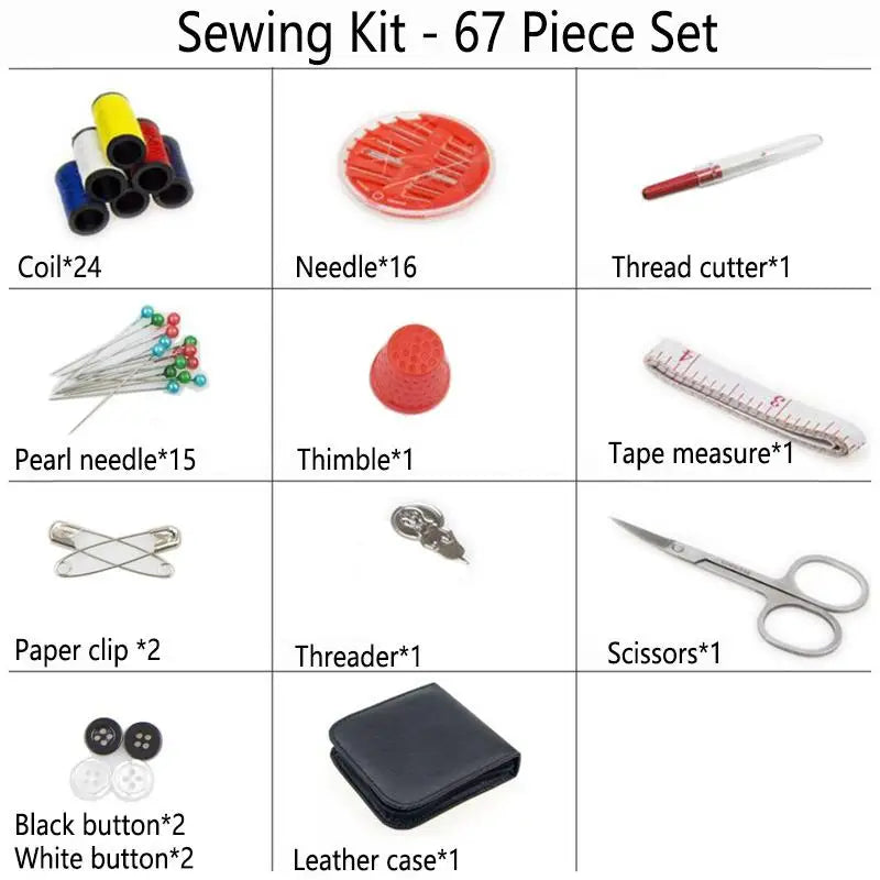 DIY Multi-Function Sewing Kit Box | Hand Quilting & Embroidery Tools Set