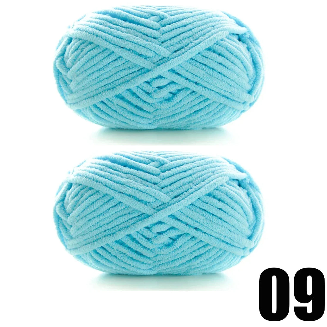 2pcs x 50g Soft Velvet Chenille Yarn