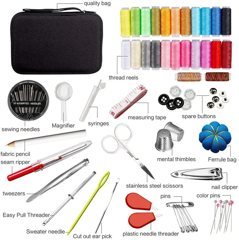 DIY Multi-Function Sewing Kit Box | Hand Quilting & Embroidery Tools Set