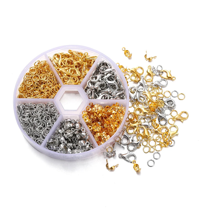 210–400pcs Jewelry Findings Kit