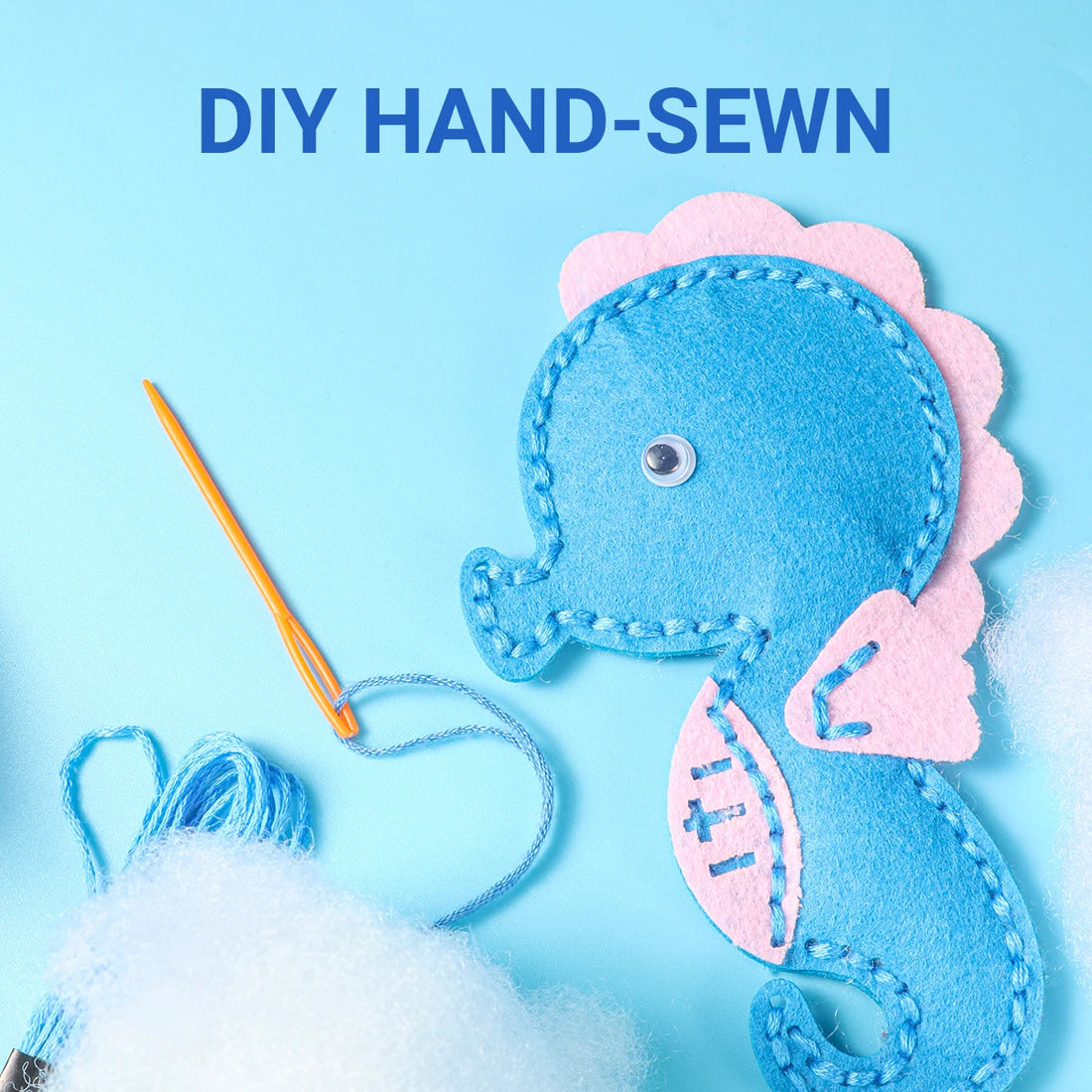 5Pcs Ocean Animals Sewing Kit