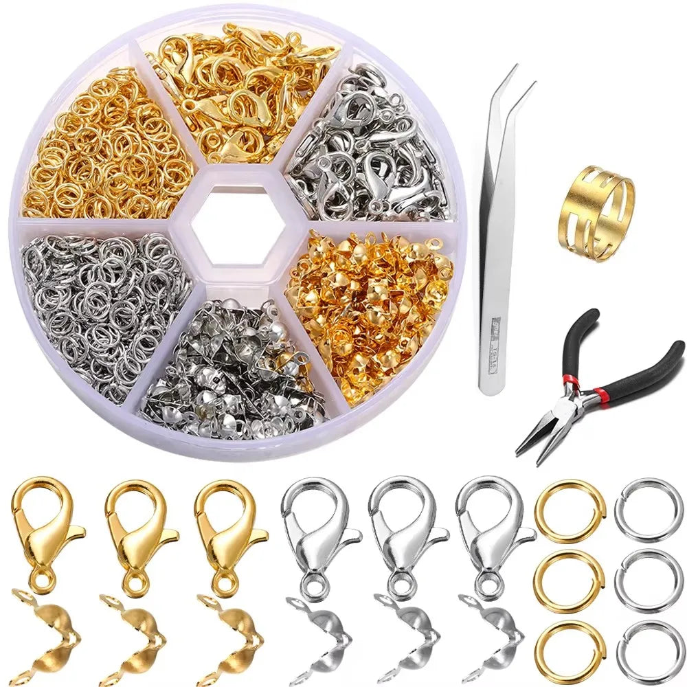 210–400pcs Jewelry Findings Kit
