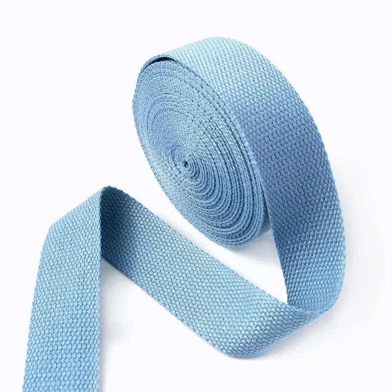 5M Cotton Webbing Tape – 1.3mm Thick Strap for Bags