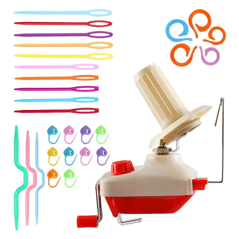 Fenrry Hand Operated Yarn Winder – Portable Wool & Fiber Ball Winding Machine