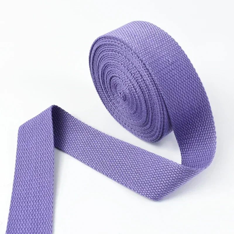 5M Cotton Webbing Tape – 1.3mm Thick Strap for Bags