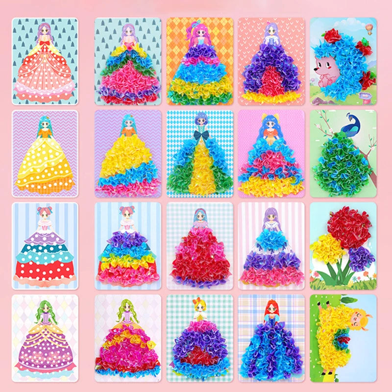 Puzzle Puncture Painting Set – DIY Poke Art Boards for Kids