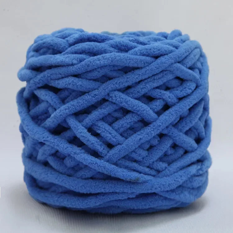100g Chenille Knitting Yarn | Soft Thick Cotton Blend for DIY Crochet & Scarf Making