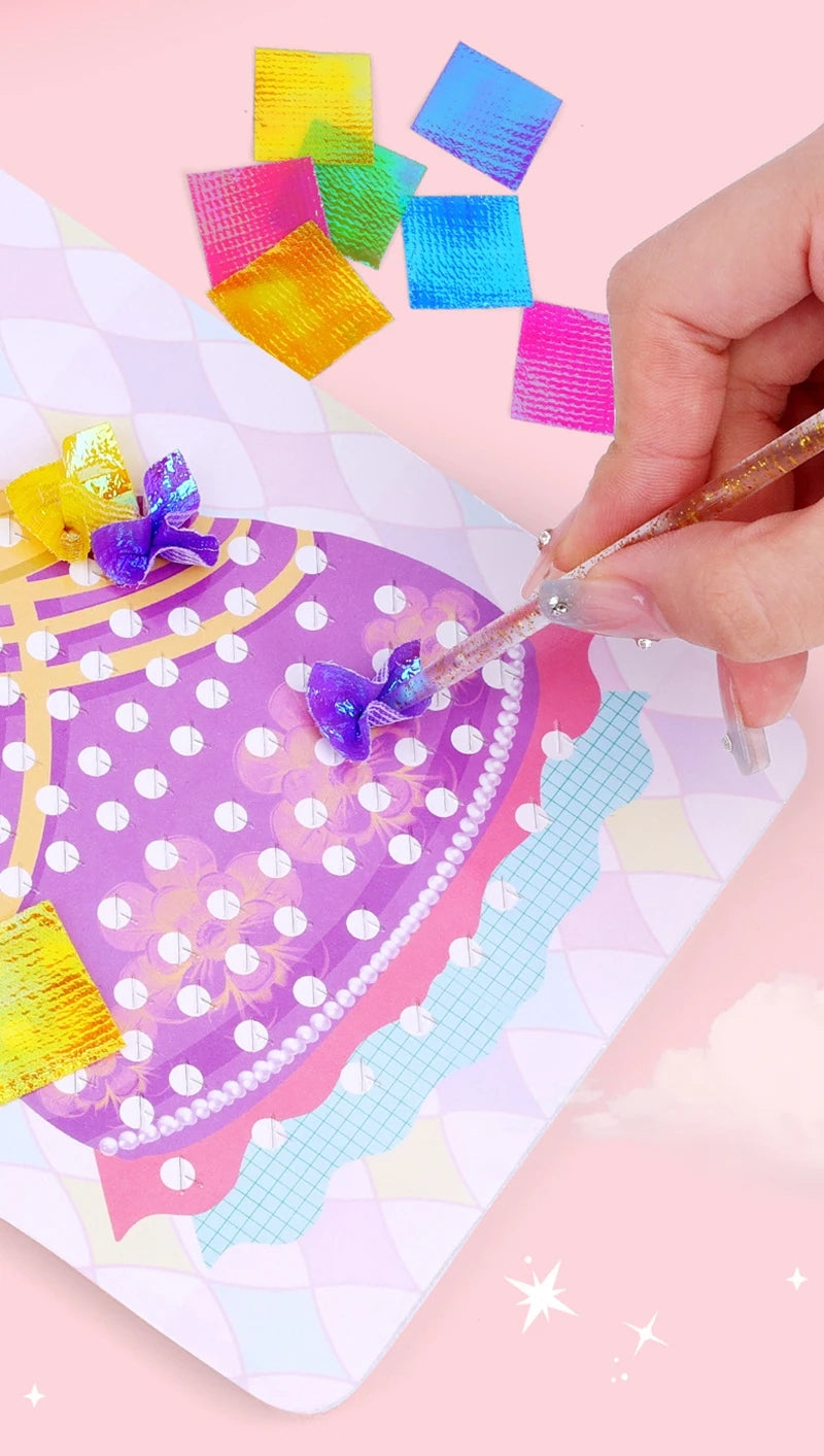 Puzzle Puncture Painting Set – DIY Poke Art Boards for Kids