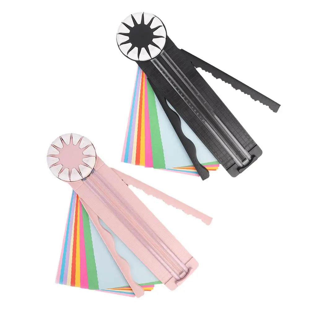 12-in-1 Portable Paper Cutter | Multi-Functional 360° Cutting Tool for Cardstock