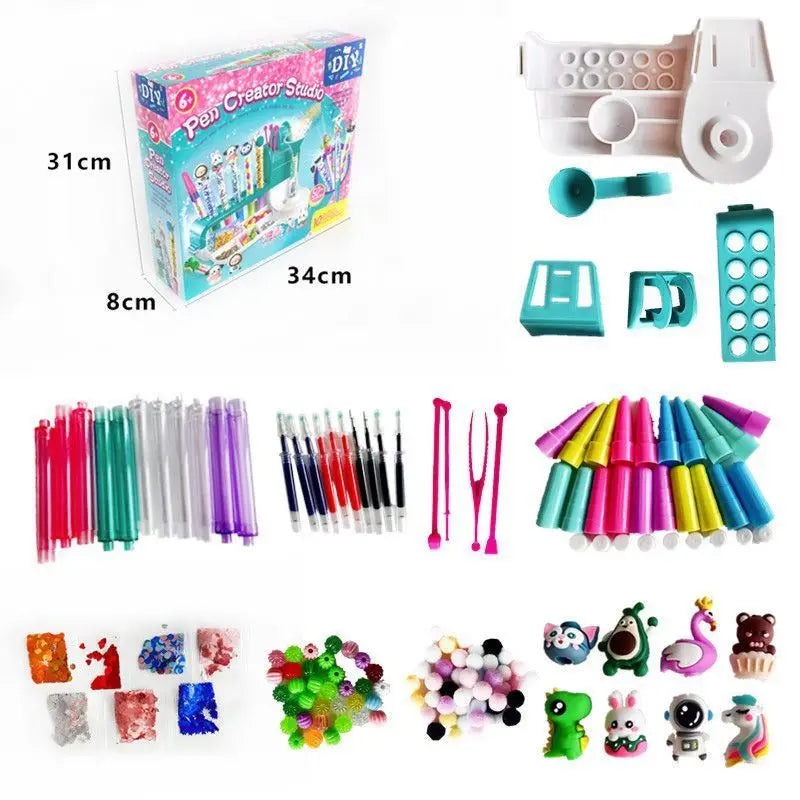 Magic Sand Pen DIY Craft Set for Kids | Educational STEM Art Toy