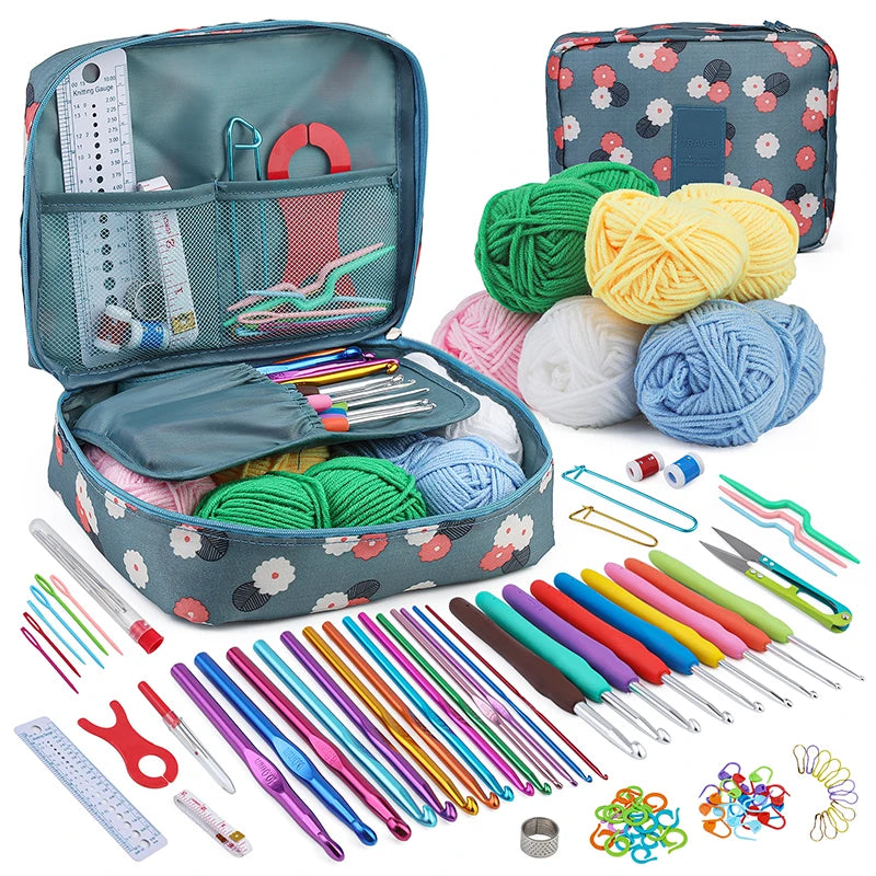KRABALL Knitting & Crochet Hook Set with Bag