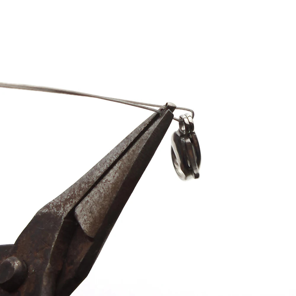 100–200pcs Stainless Steel Crimp Beads – Jewelry Spacer Ball Stoppers