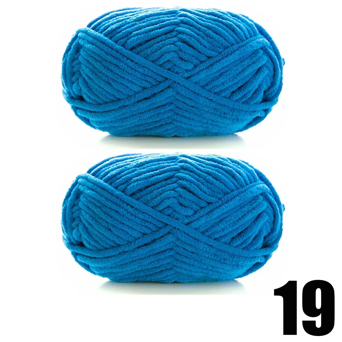 2pcs x 50g Soft Velvet Chenille Yarn