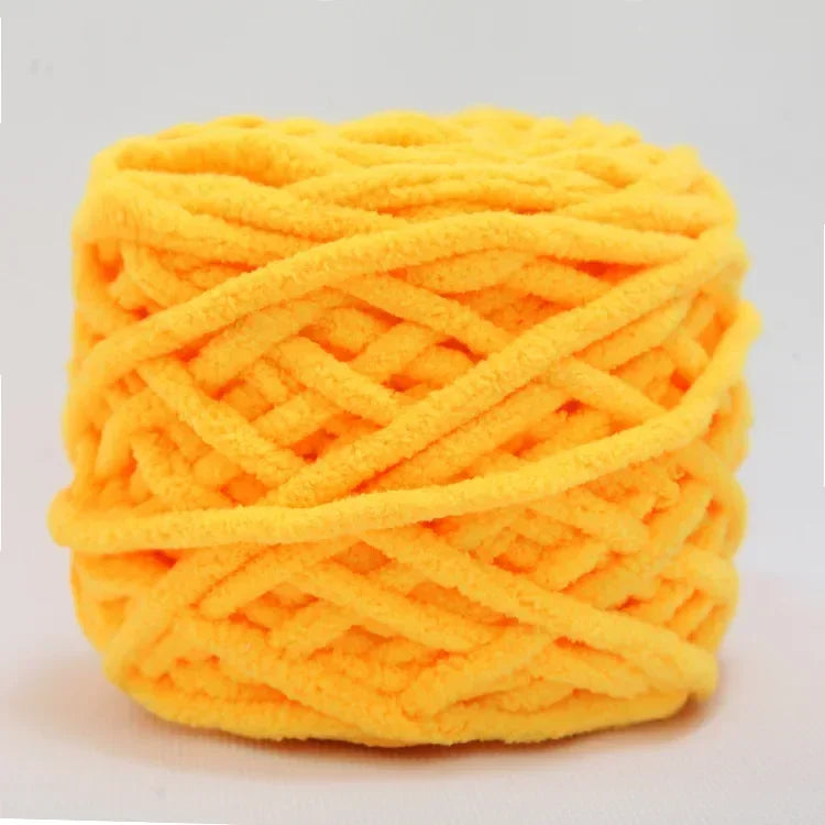 100g Chenille Knitting Yarn | Soft Thick Cotton Blend for DIY Crochet & Scarf Making