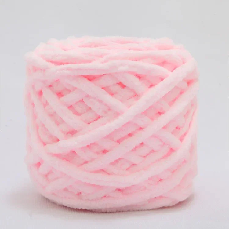 100g Chenille Knitting Yarn | Soft Thick Cotton Blend for DIY Crochet & Scarf Making