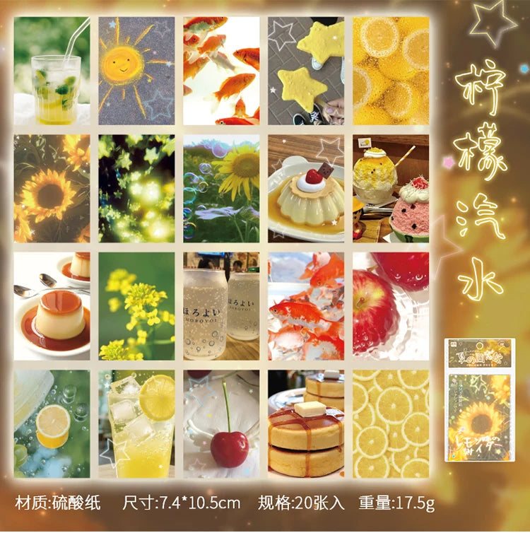 20 Sheets Summer Theme M5 Tracing Paper – Scrapbooking & DIY Art