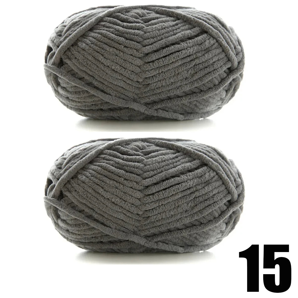 2pcs x 50g Soft Velvet Chenille Yarn