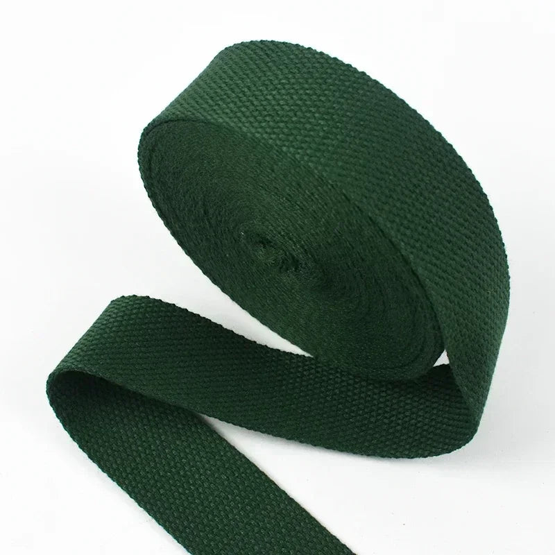 5M Cotton Webbing Tape – 1.3mm Thick Strap for Bags
