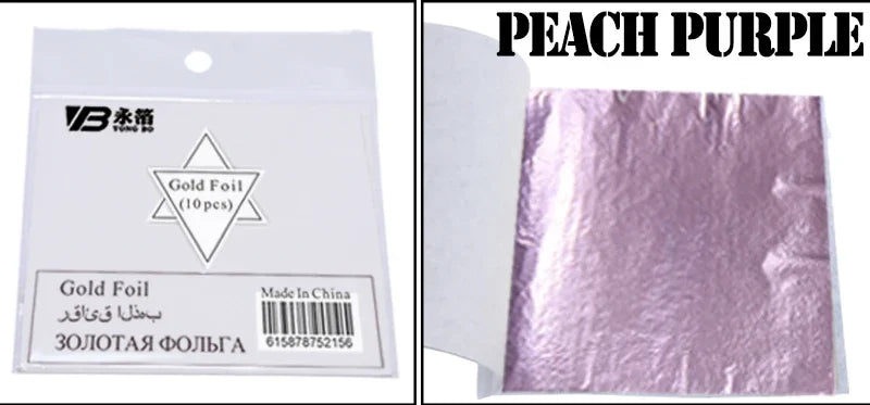 Gold Leaf Sheets Set (10 Pcs) | DIY Art, Nails, Resin & Furniture Decoration