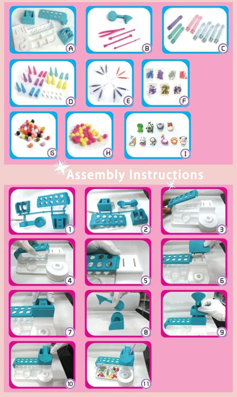 Magic Sand Pen DIY Craft Set for Kids | Educational STEM Art Toy