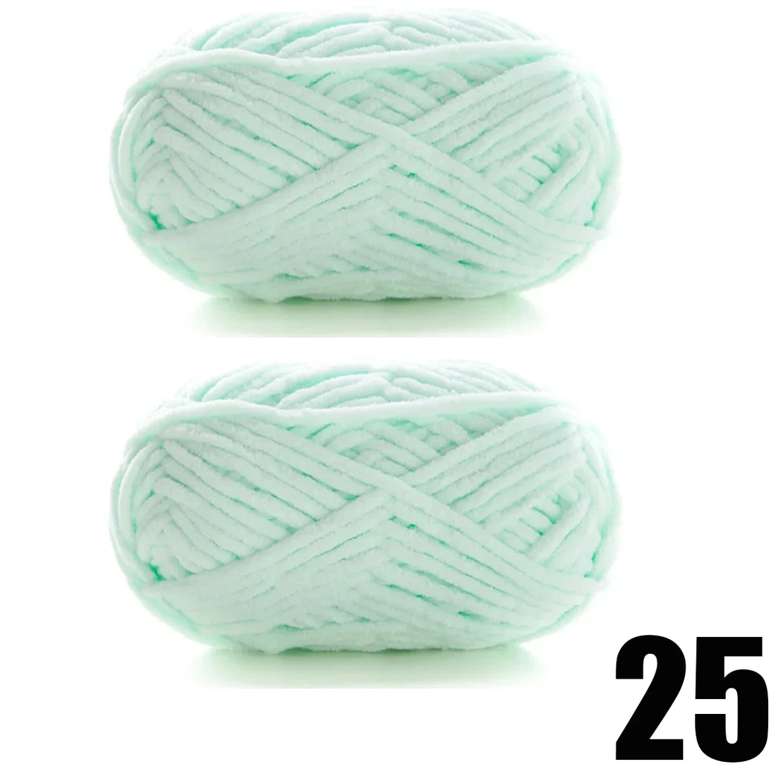 2pcs x 50g Soft Velvet Chenille Yarn