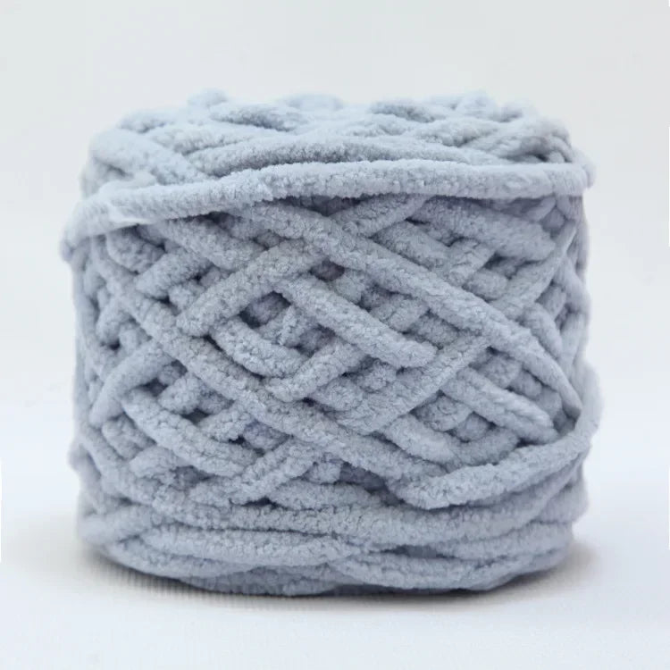 100g Chenille Knitting Yarn | Soft Thick Cotton Blend for DIY Crochet & Scarf Making